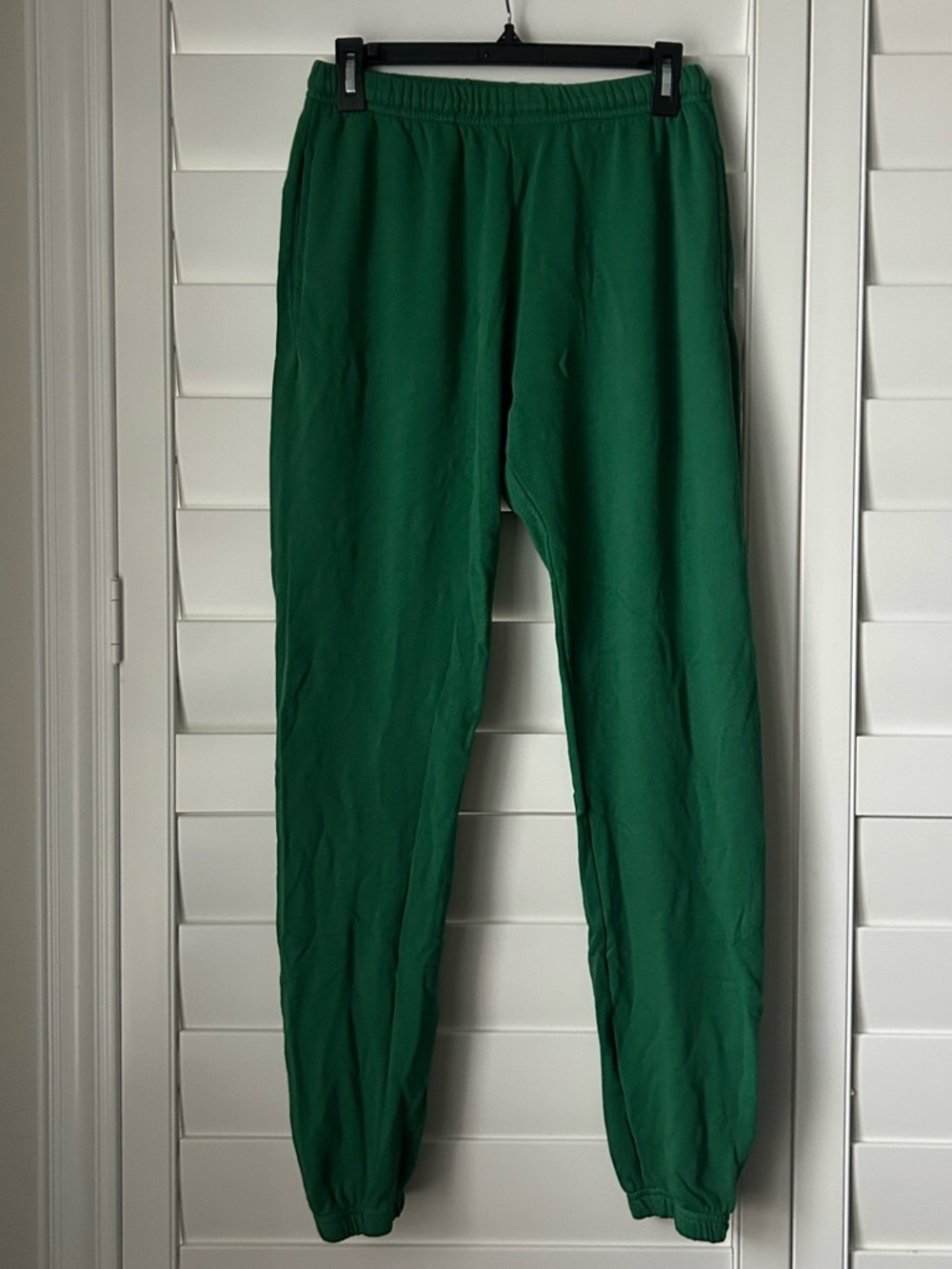 Michael Lauren Emerald Green Pull-On Joggers